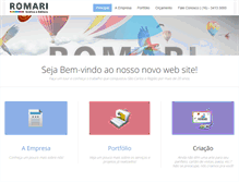 Tablet Screenshot of graficaromari.com.br